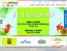 Tablet Screenshot of montellospa.it